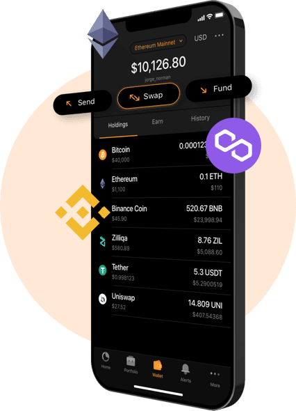 CoinStats mobile dashboard