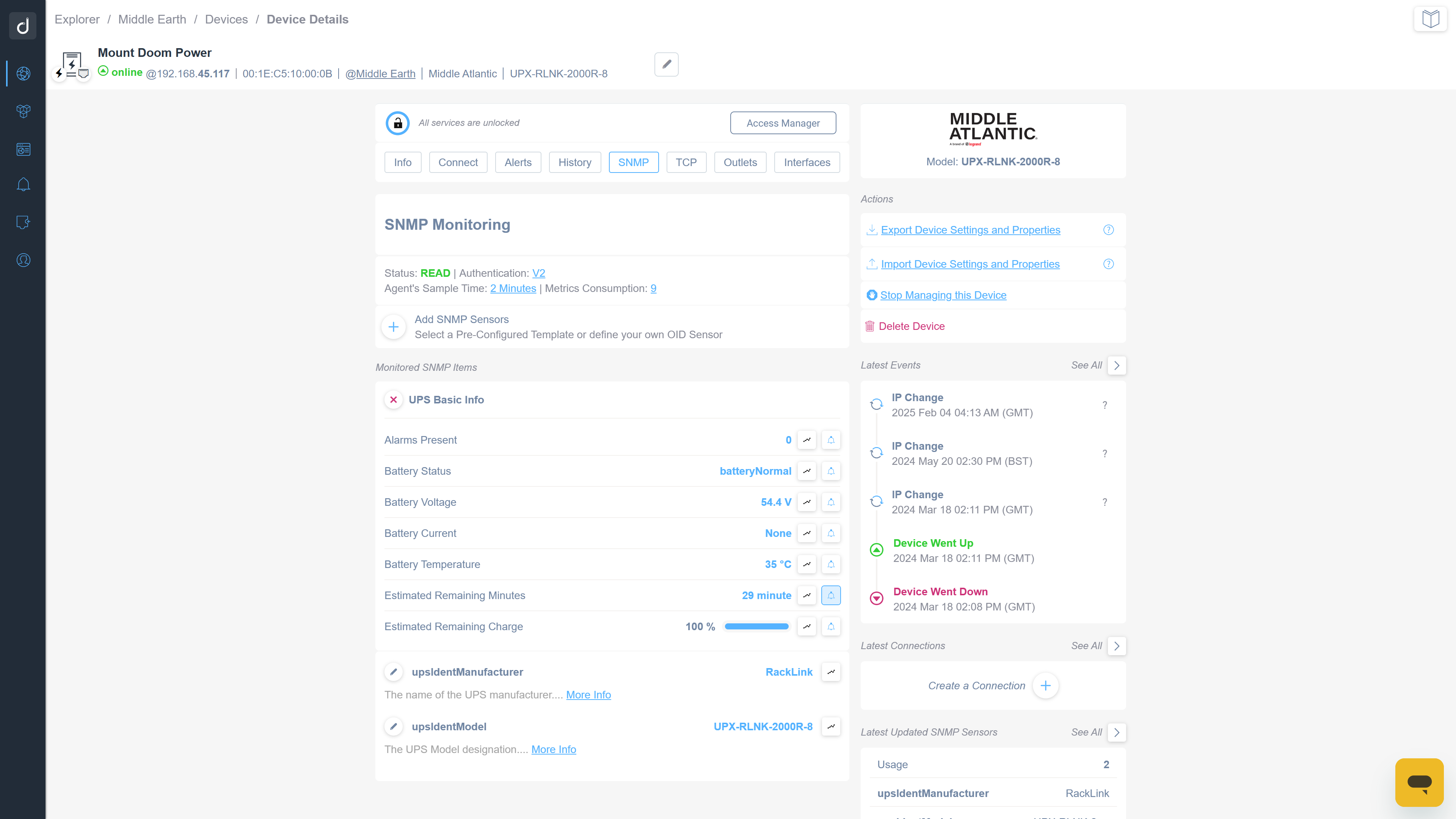 Domotz Software - Monitor Device Health With SNMP Monitoring