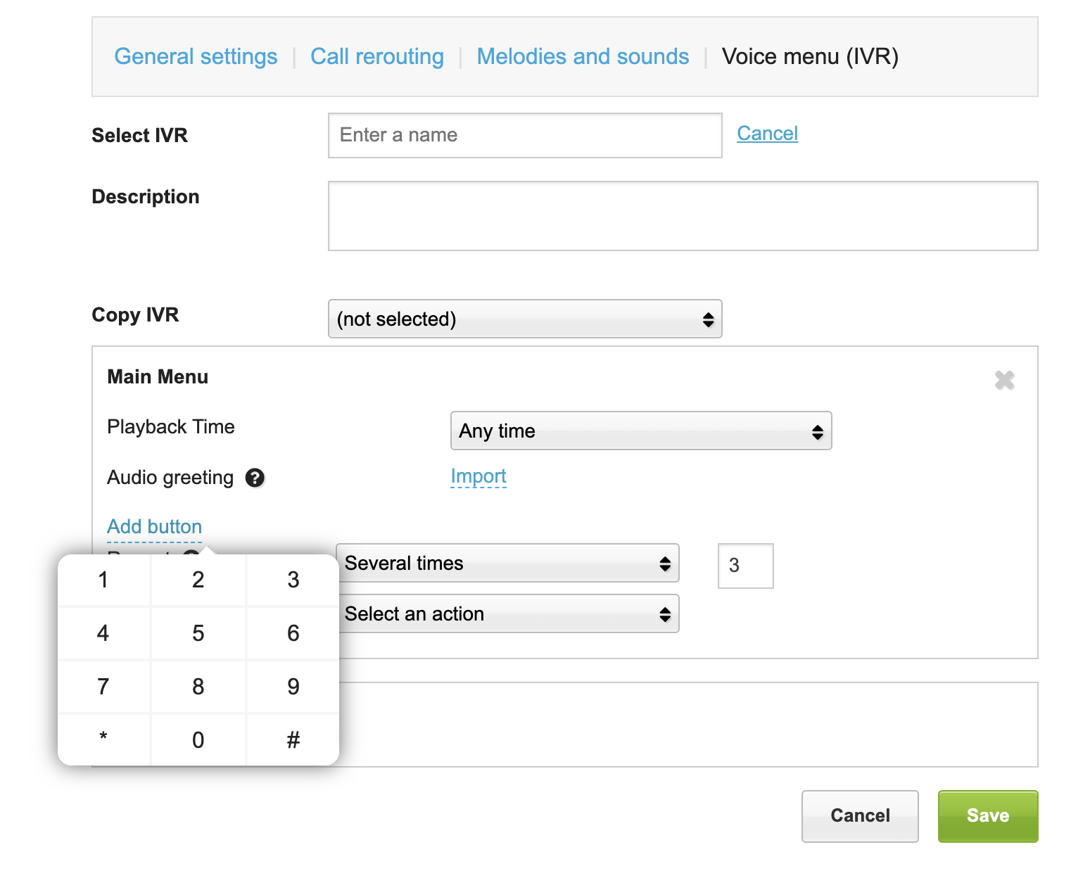 Set up an IVR for incoming calls. Assign specific actions to each button a client presses.