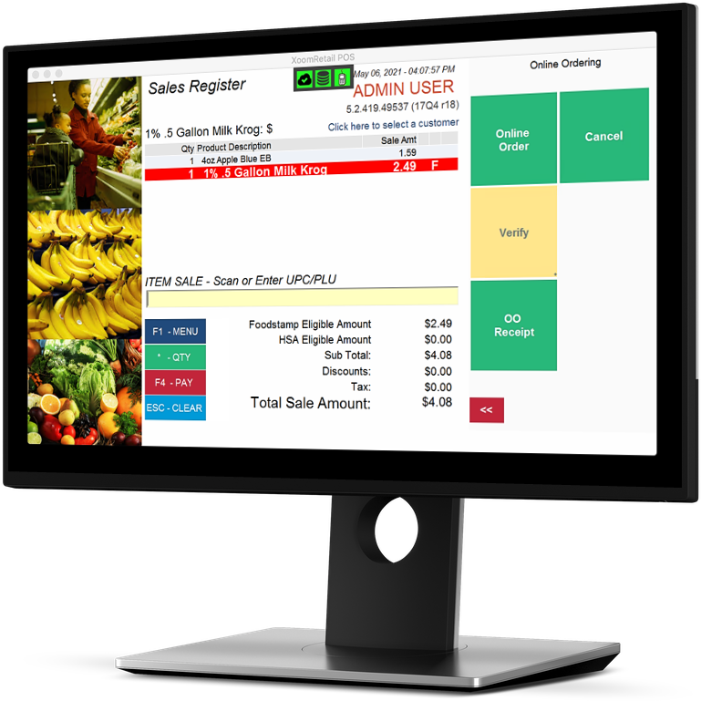 FTSRetail Software - FTSRetail POS System is a full featured POS for fast checkouts. It supports multiple tenders including Cash, Credit, Debit, SNAP/EBT and WIC payments. WIC Balance lookup is integrated.