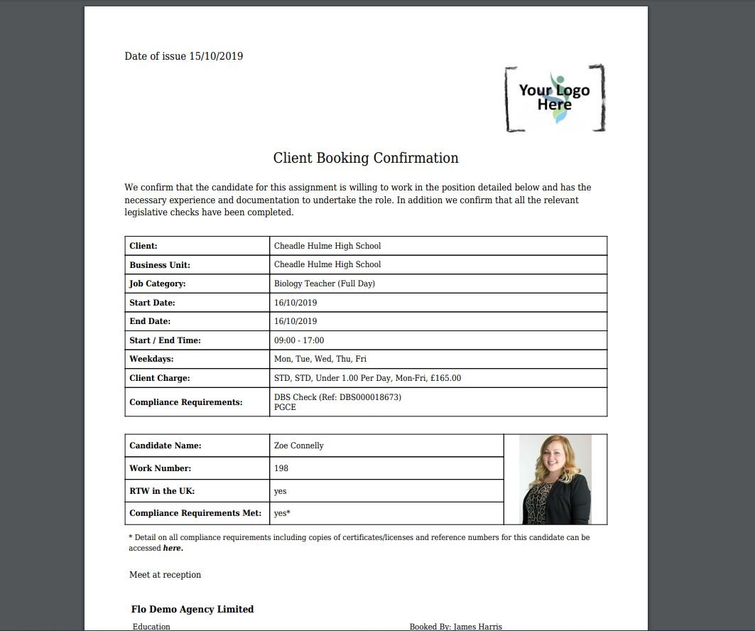 Client booking confirmation (including a photograph)-thumb