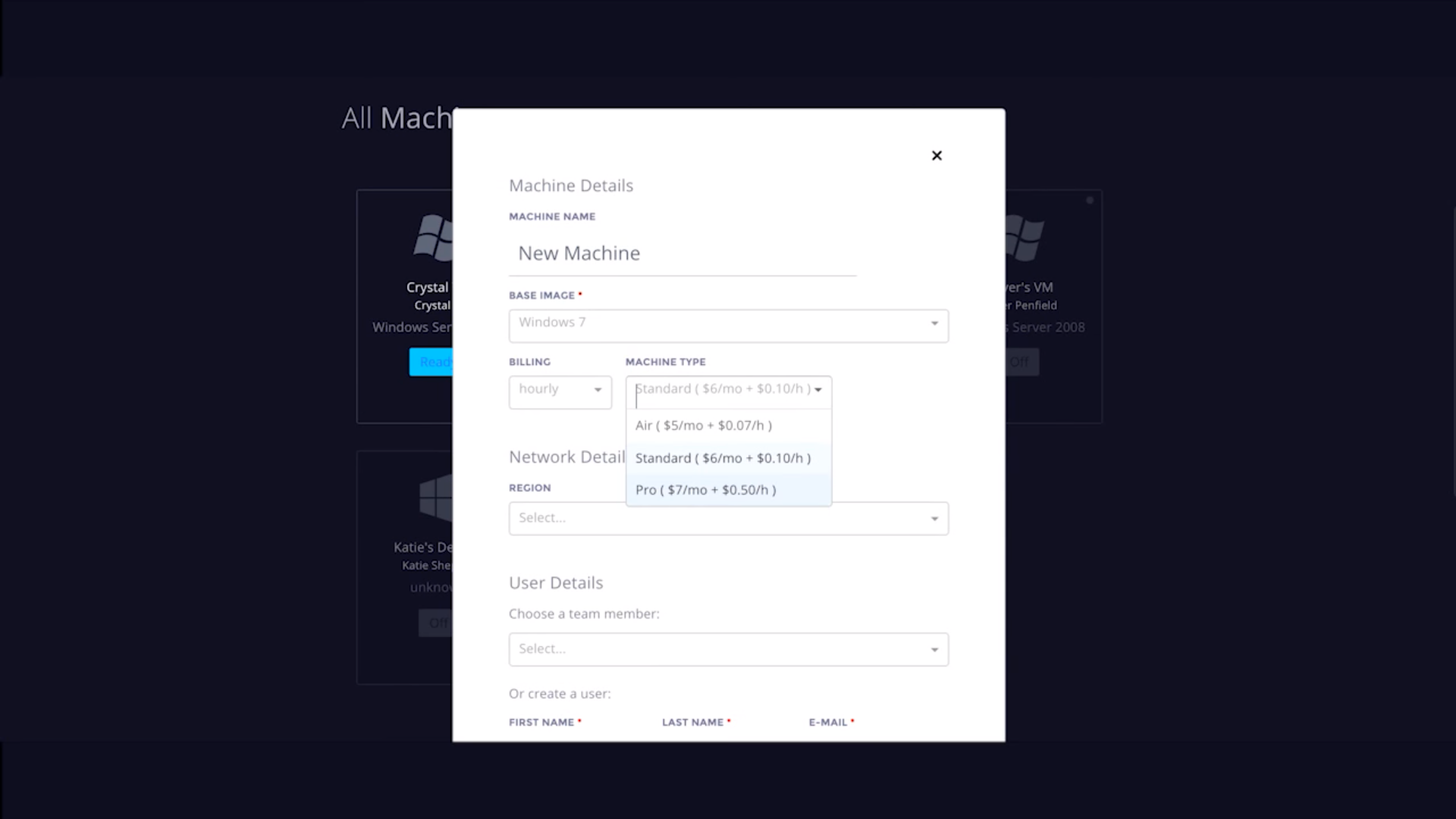 Paperspace Software - Paperspace machine details