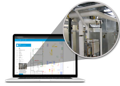 FacilityONE Software - SMARTPRINT floor plans allow for the attachment of every item of information associated with a mapped asset, such as photos, warranties and instruction guides
