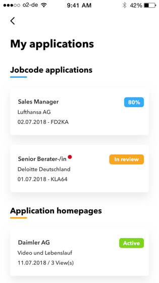 Talentcube job applications