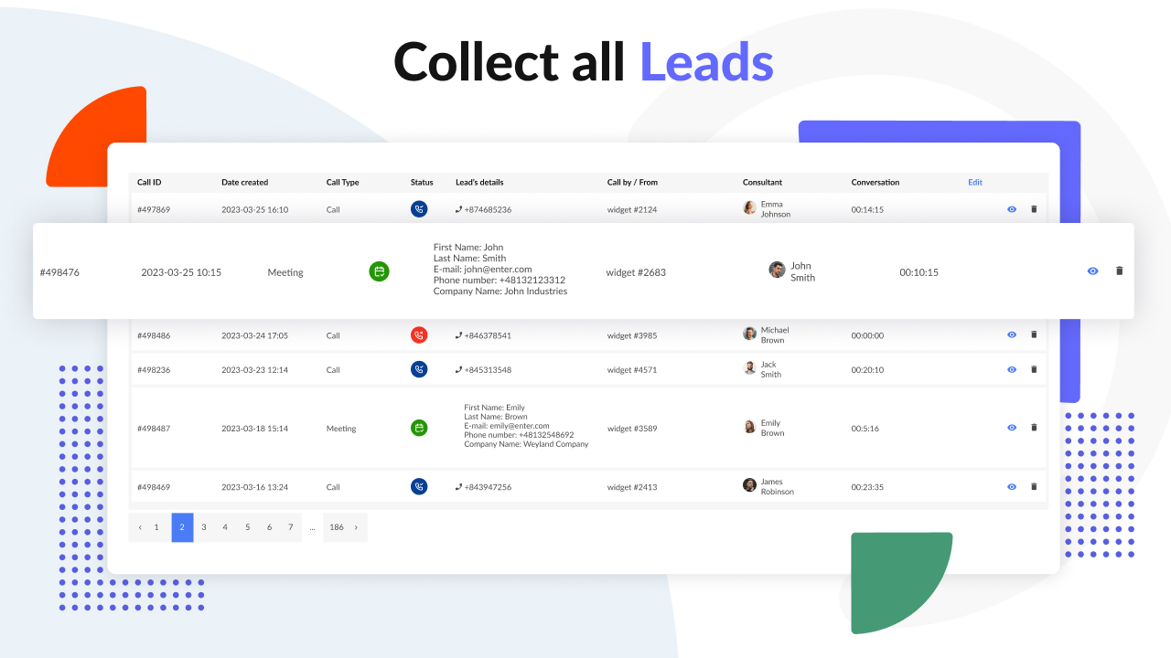 Collect all Leads data