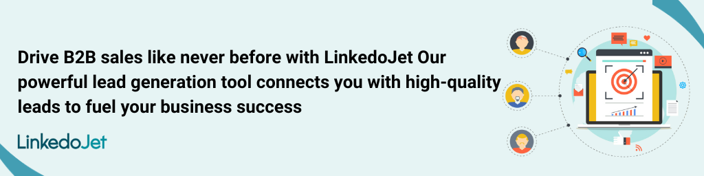 Linkedojet screenshot: Lead Generation Tool