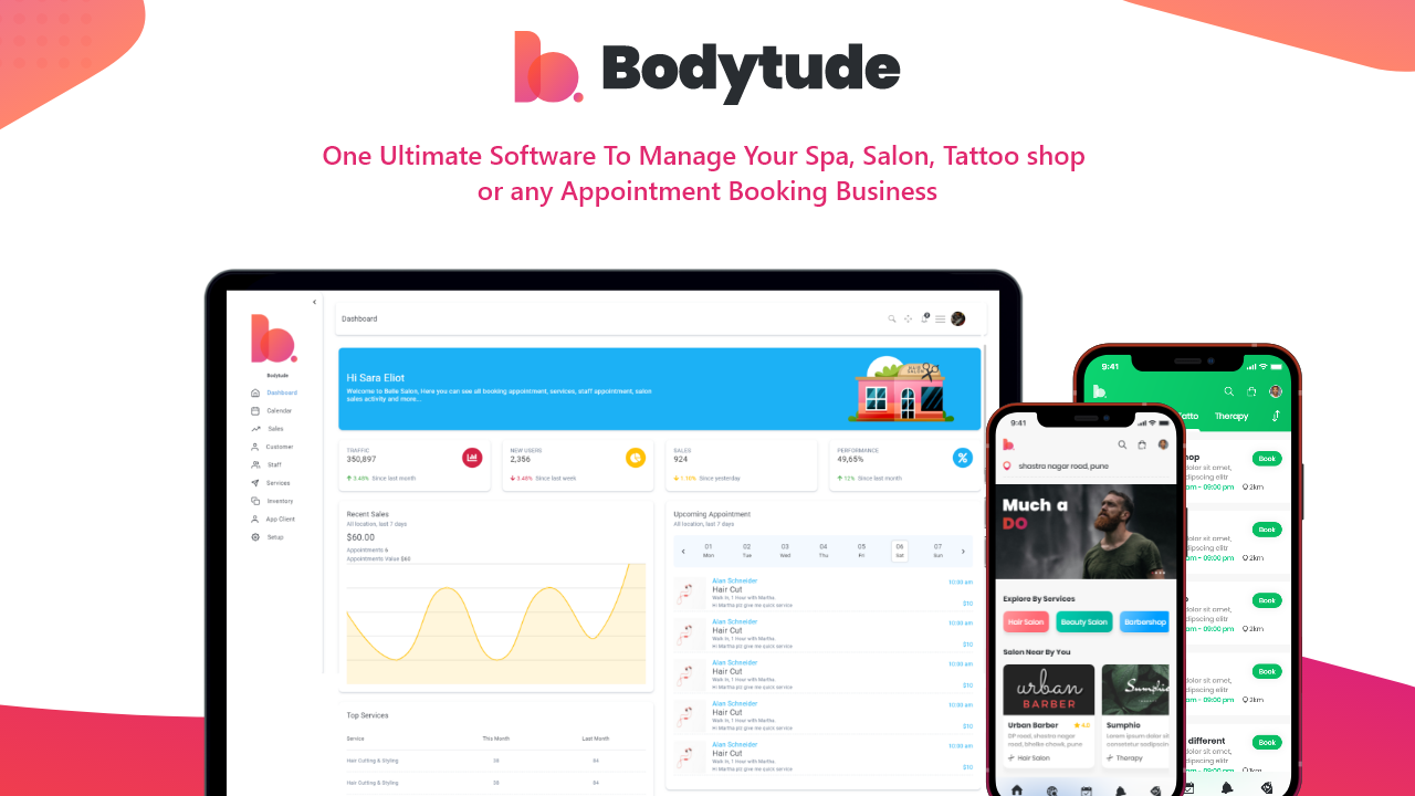 Bodytude - Software for Salon & Spa