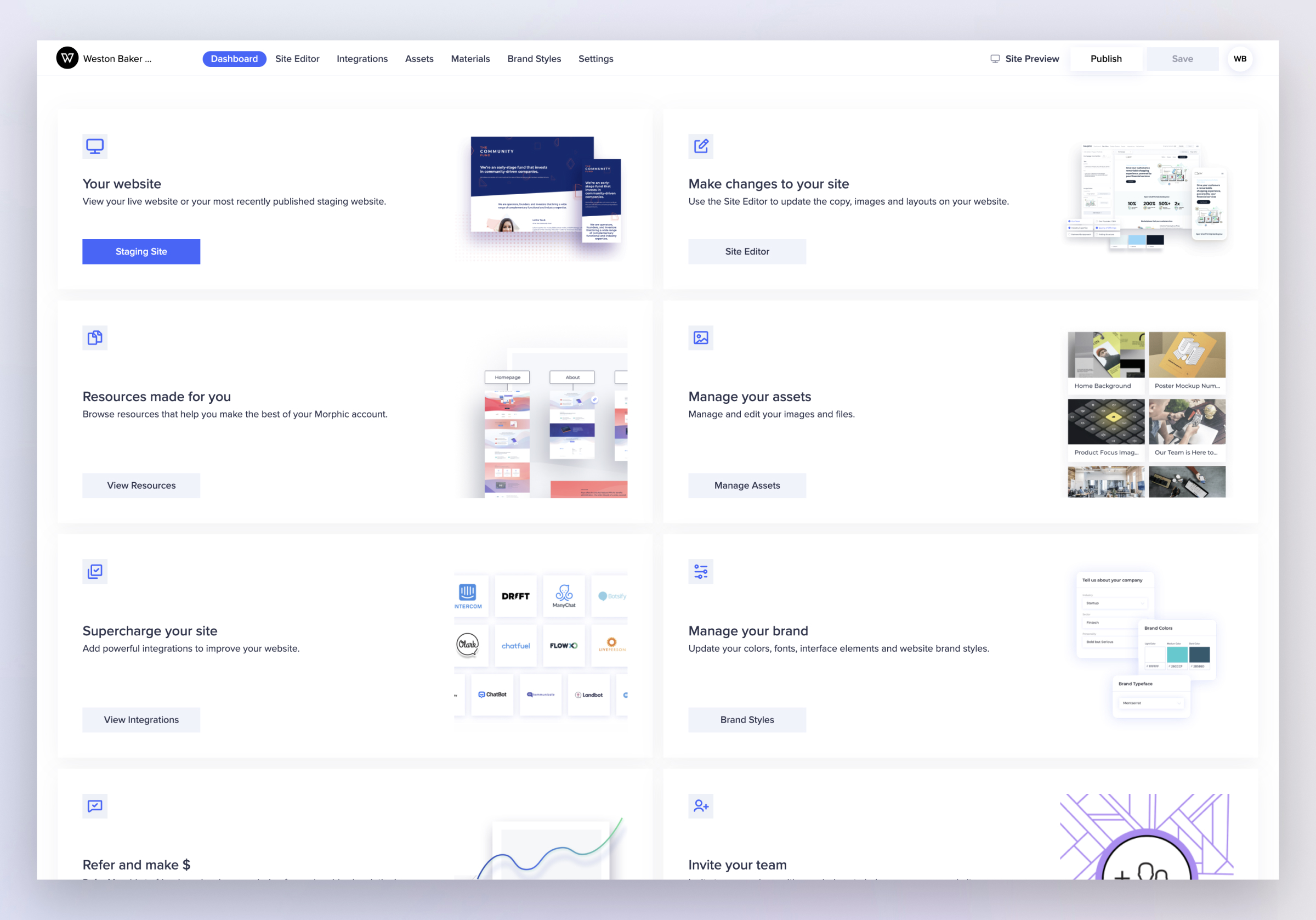 Morphic Software - Morphic Dashboard