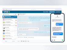 TextMagic Software - Deliver quick responses to urgent questions from the TextMagic two-way SMS chat panel.