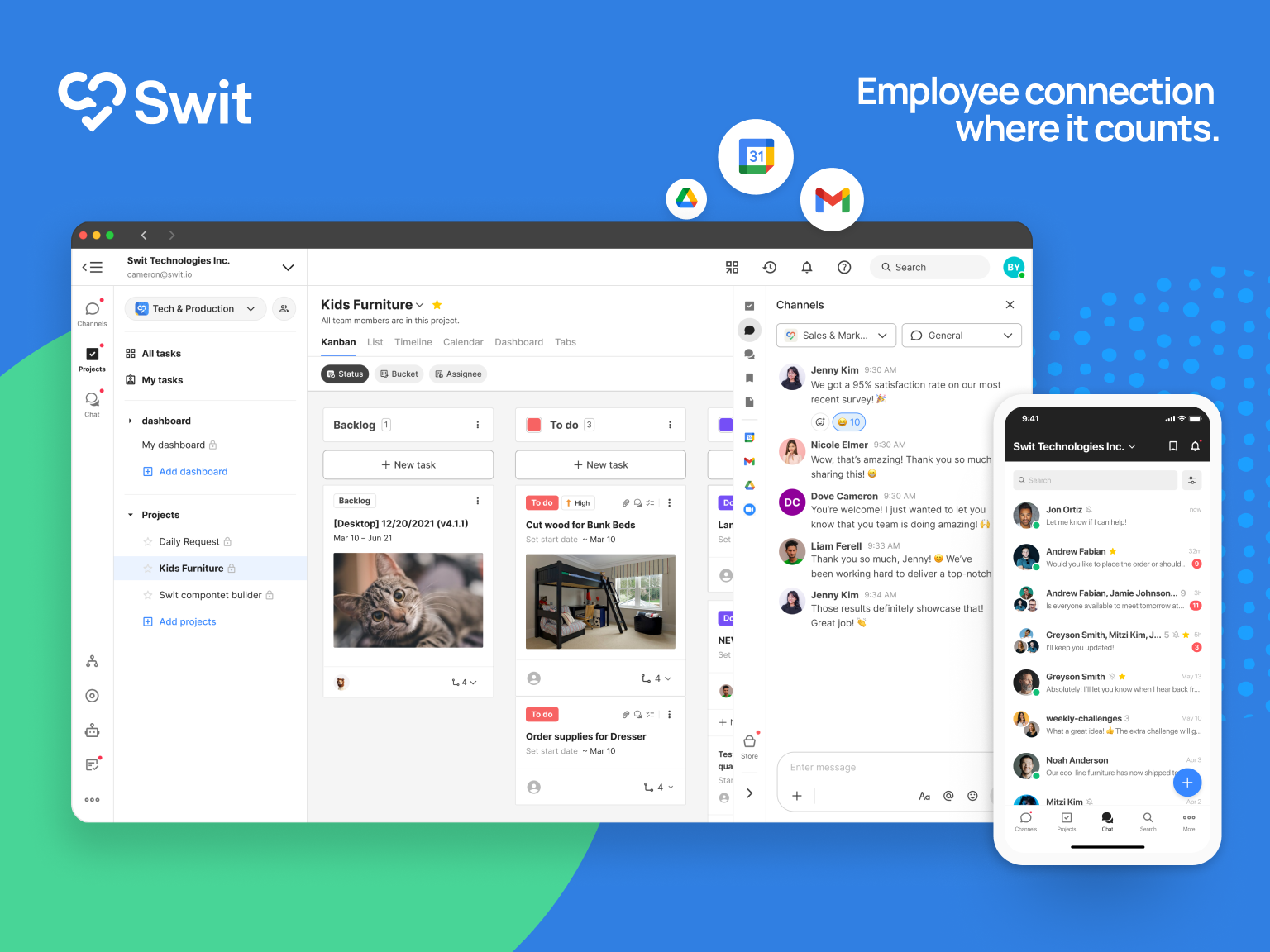 Swit: Employee connection where it counts