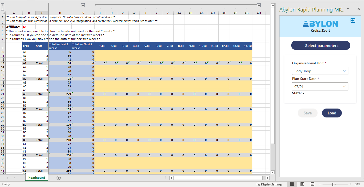 Abylon Rapid Planning Software - 3