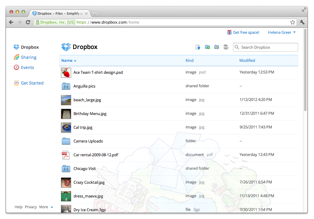 how to use dropbox for business