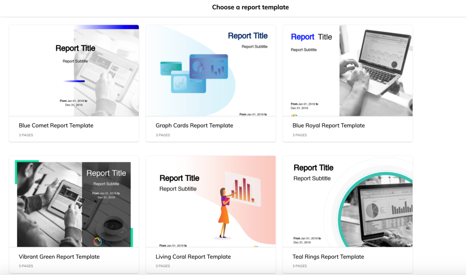 ReportGarden Software - Reporting Templates