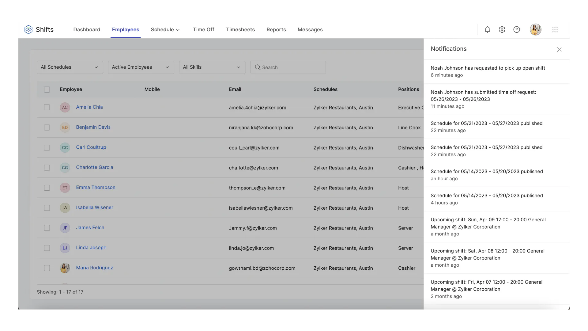 Shiftd Zoho Shifts Pricing, Reviews & Features - Capterra New Zealand 2026