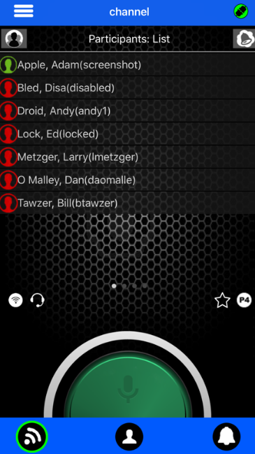 Cisco IPICS screenshot: Cisco IPICS user groups