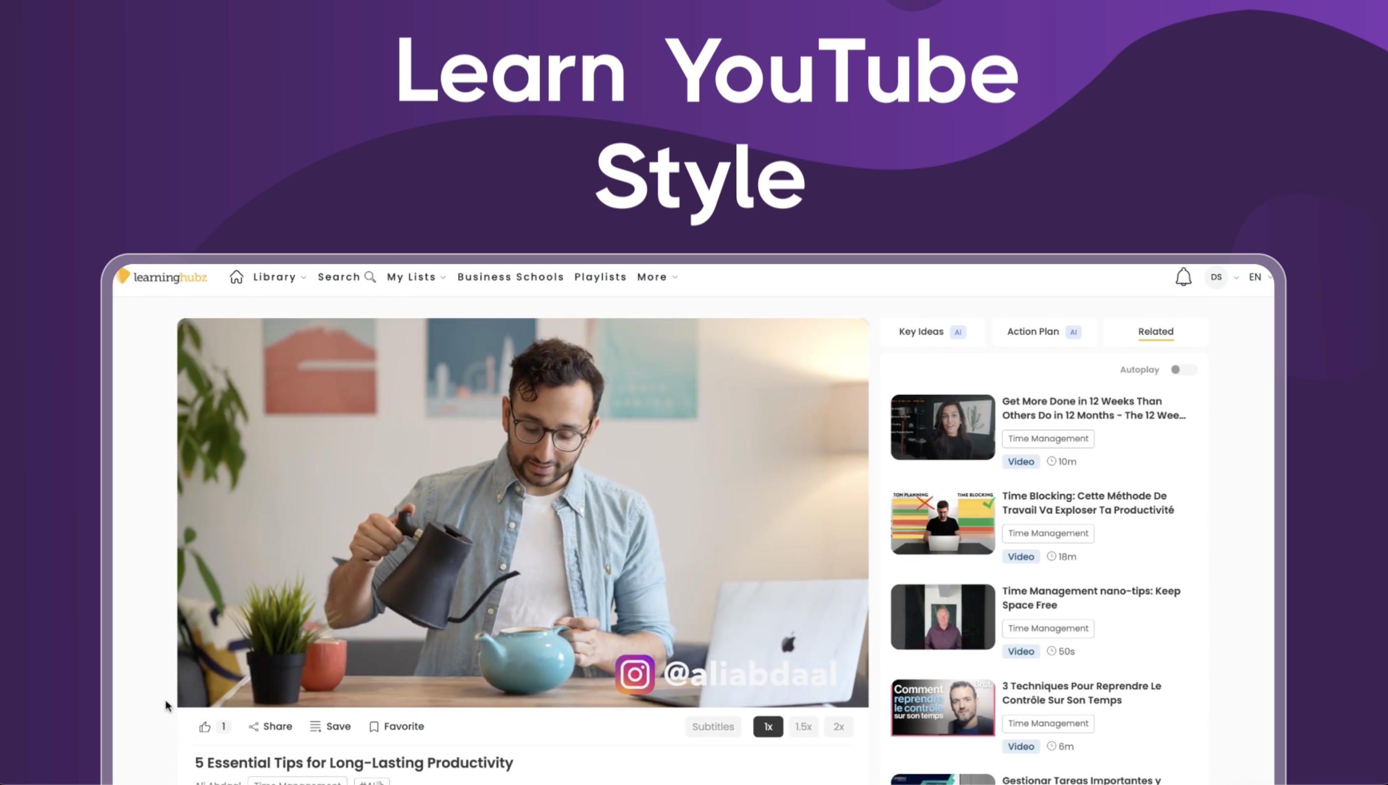 Learninghubz screenshot: Learninghubz is the learning platform for the Next Gen Employees!