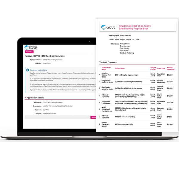 SmartSimple Cloud for Grants Management Software - 3