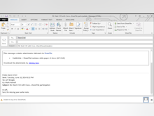 Citrix ShareFile Software - Sending files in Outlook (using web links)