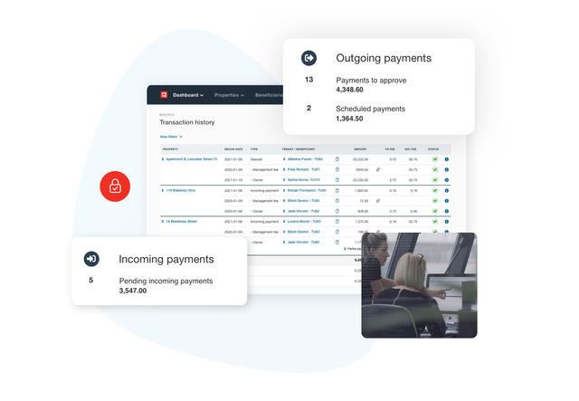 PayProp Software - Real time bank integration - Your entire rental property portfolio at your fingertips, instantlyLive, accurate totals, direct from the bank to your dashboard. Real time owner and tenant balances.