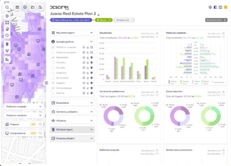 DESCIFRA Software - DESCIFRA  geographic information system