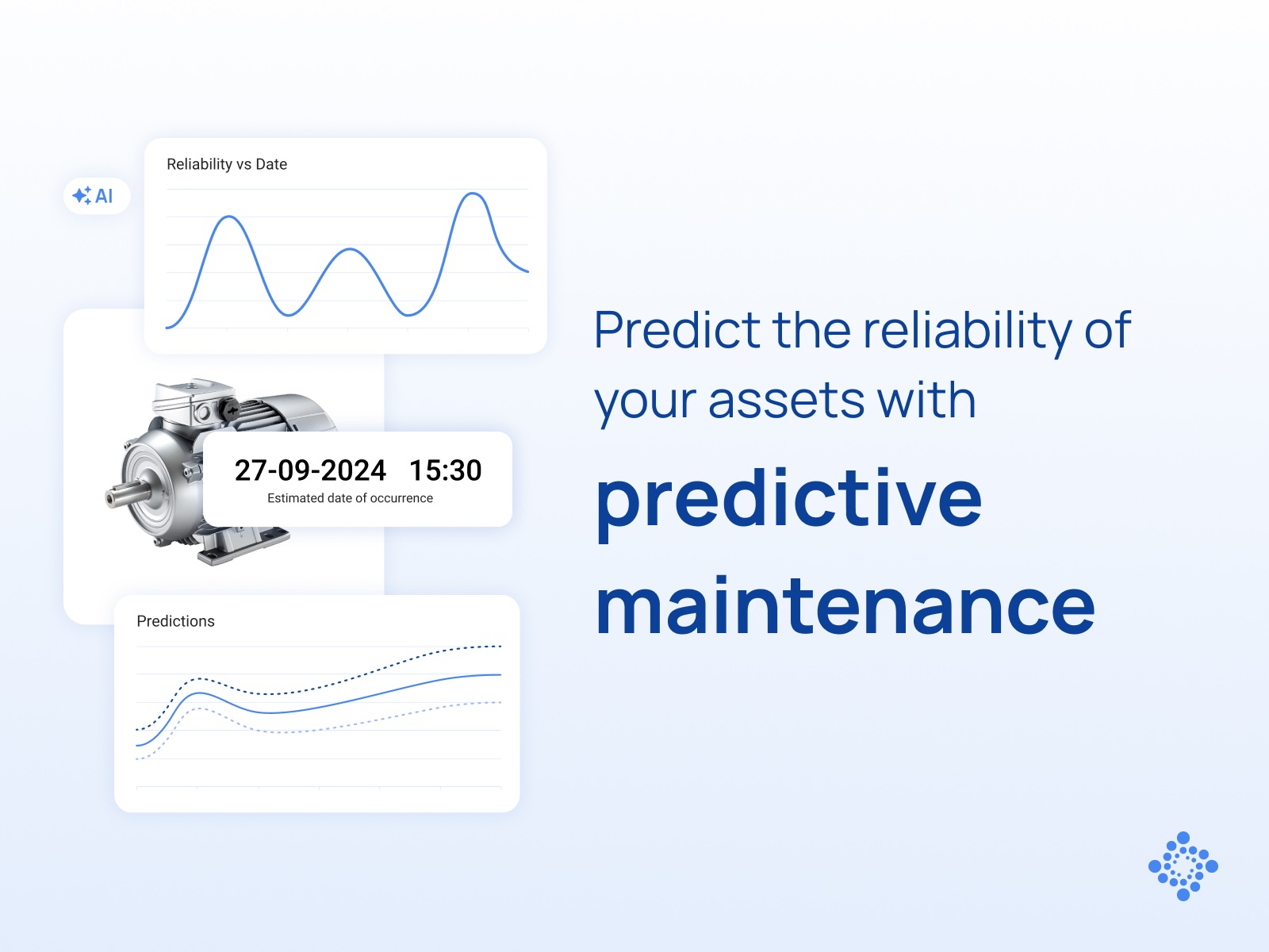 Predict the reliability of your assets with predictive maintenance.