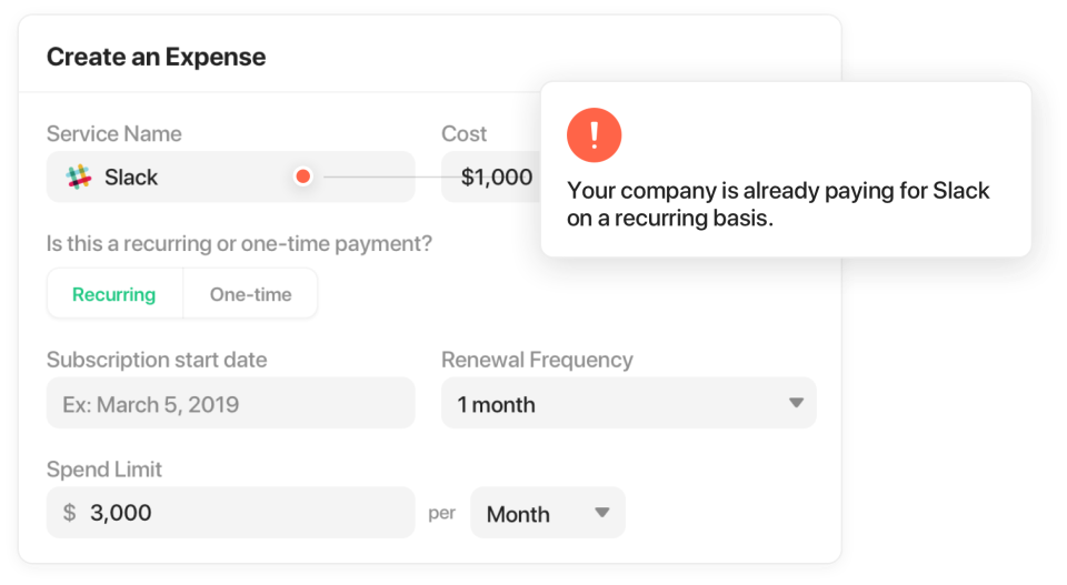 Airbase expense report