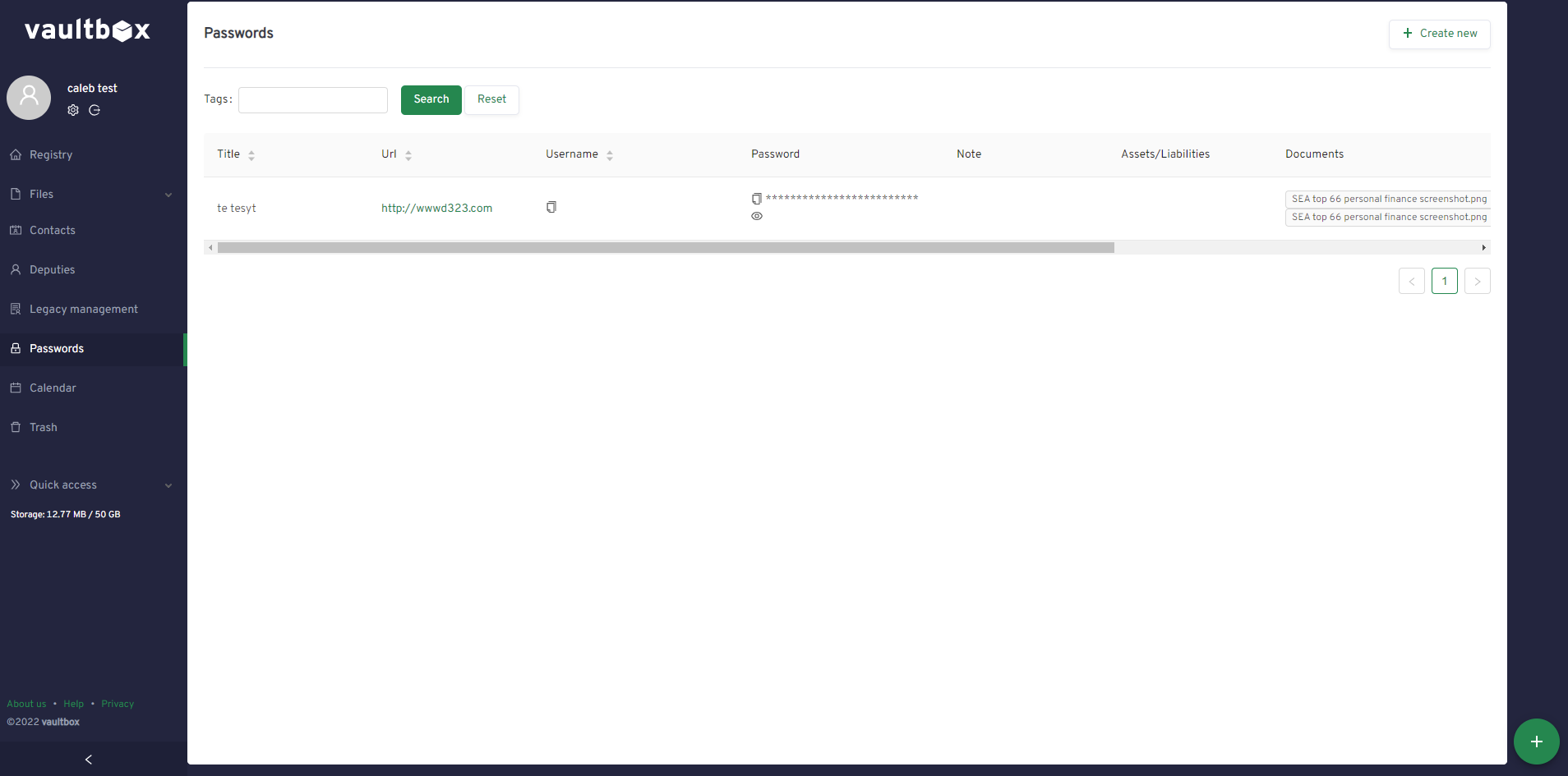 vaultbox Software - 4