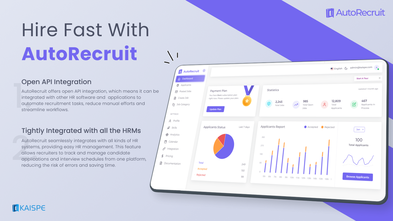 AutoRecruit screenshot: AutoRecruit Offer easy integration process