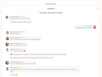 Basecamp Software - Basecamp's real-time group chat (Campfires) lets you ask quick questions and get equally quick answers. All without reaching for a separate app.