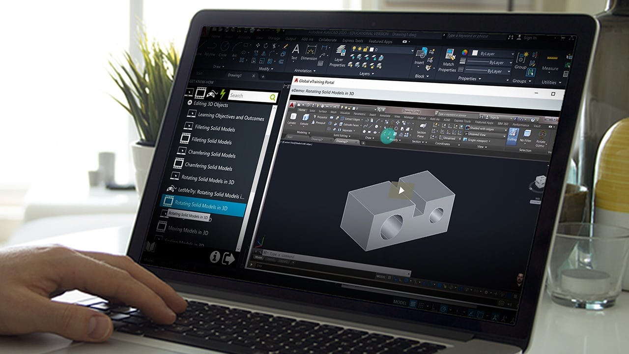 The Generator Software - Global eTraining Autodesk software plug-in.  Training at your fingertips in your Autodesk project software