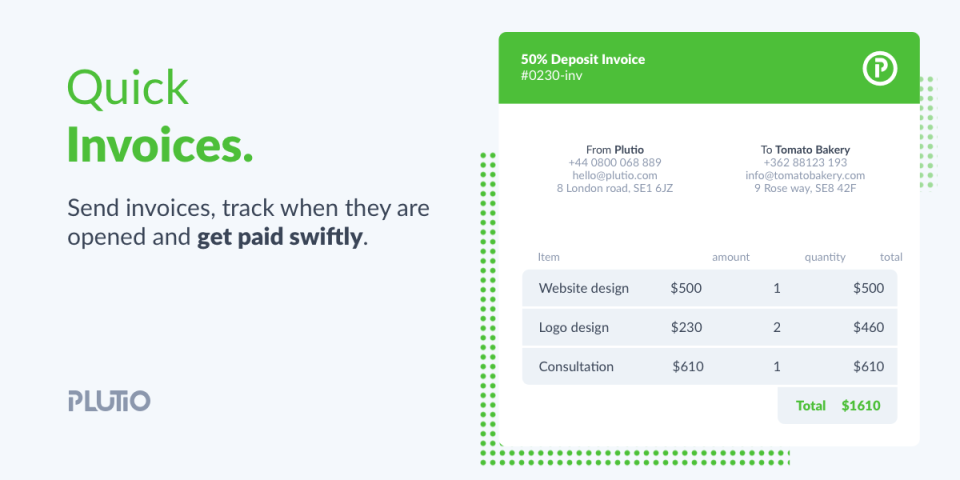 Plutio Software - Invoicing - thumbnail