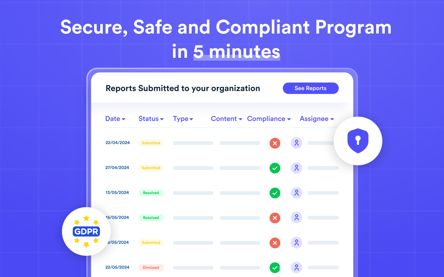 Whistle Willow screenshot: Reports are easy to manage, follow up on, respond and resolve. 