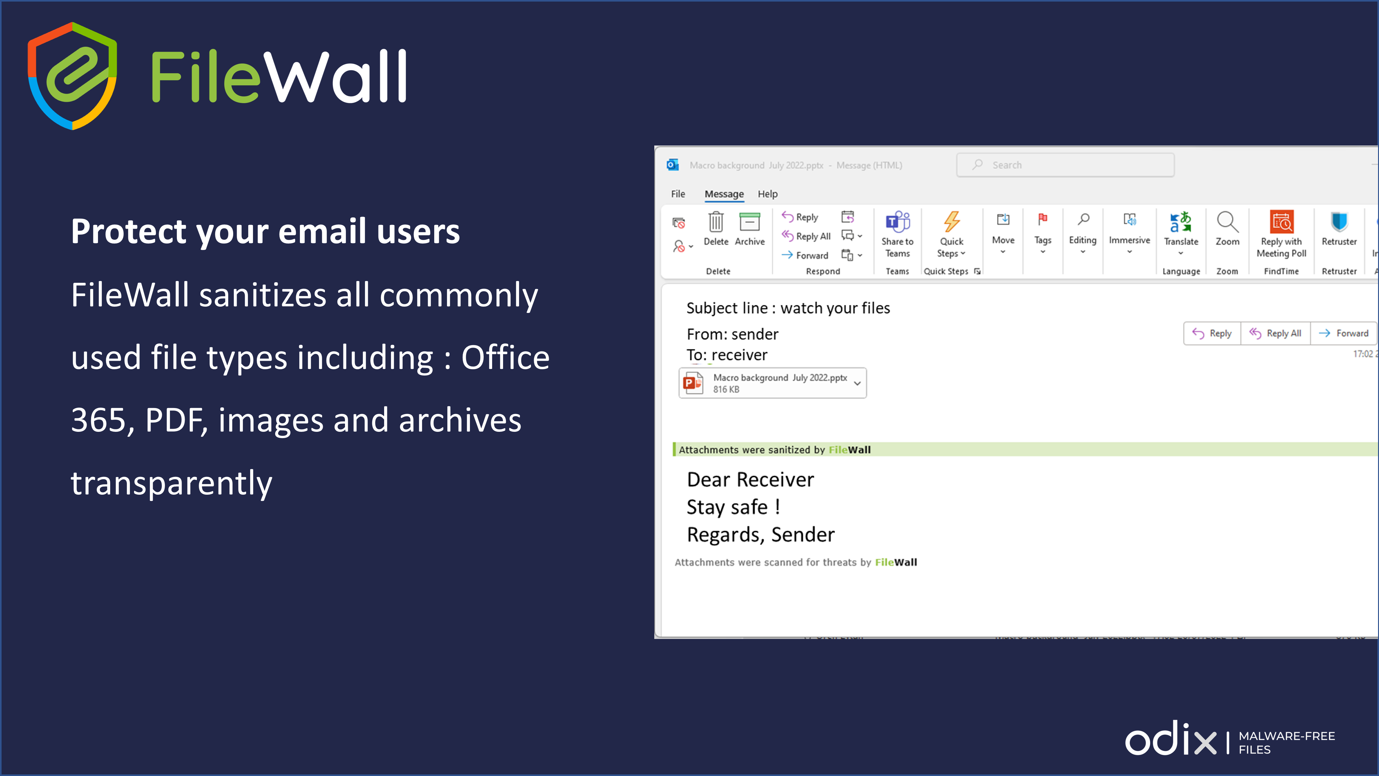 FileWall protect email users 