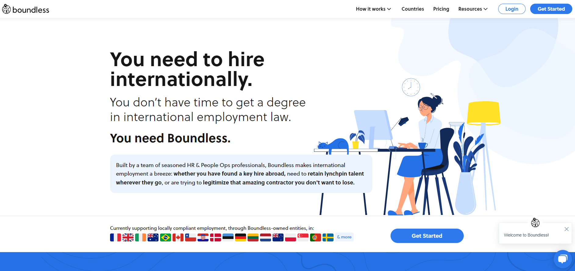 Built by a team of seasoned HR & People Ops professionals, Boundless makes international employment a breeze