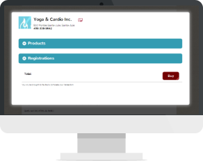 Online payment processing allows members to pay for their membership online through Findjoo