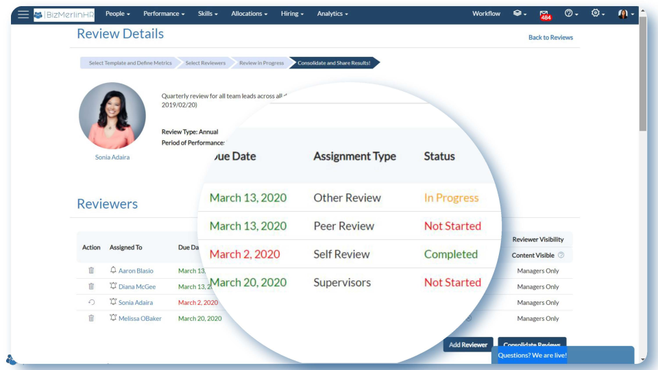 BizMerlinHR Software - 3
