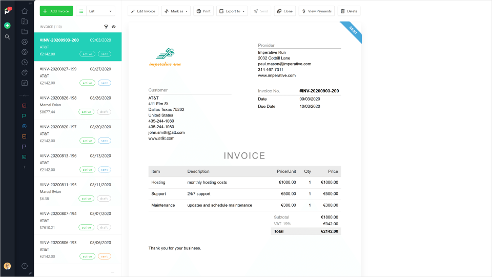 Paymo Software - Invoicing