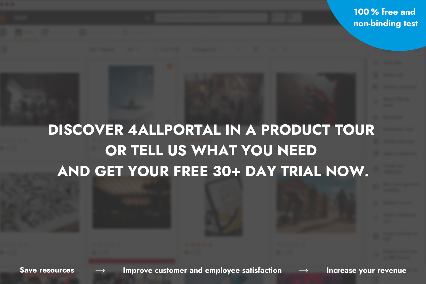 Start now with a product tour or send us your requirements and receive a 30+ day trial!