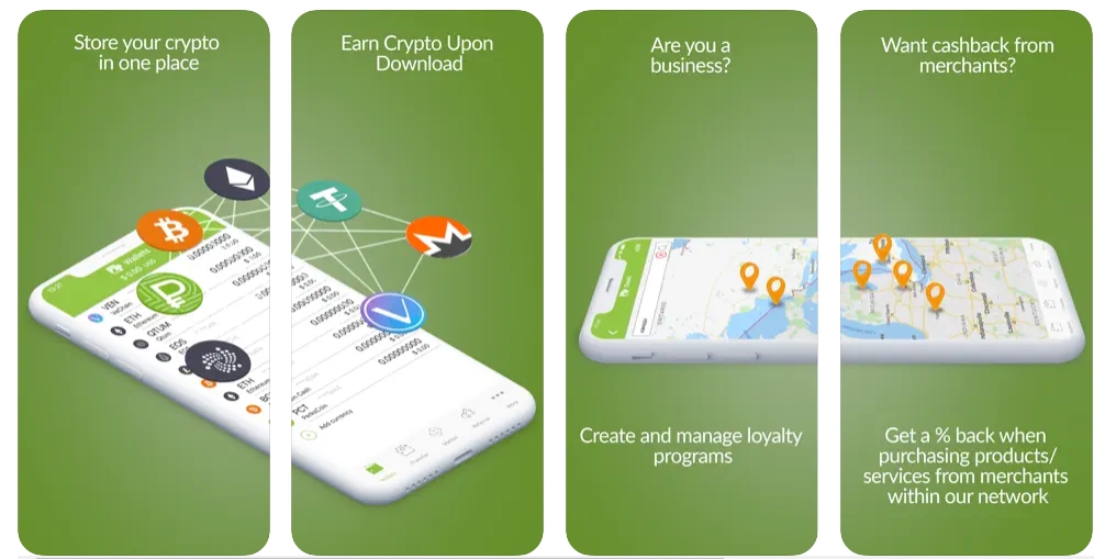 A brief example on the user interface of the app, with a few features mentioned.