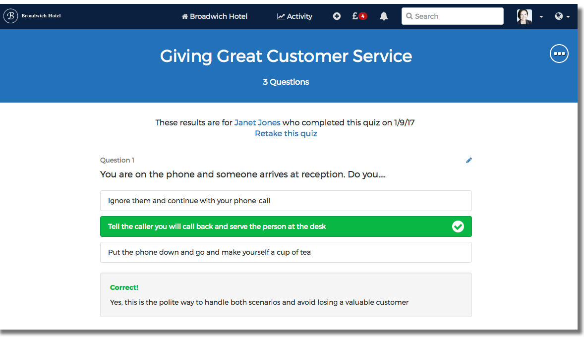 Learn Amp Software - Build assessments and quizzes for critical training