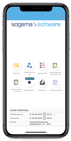 CareOffice  screenshot: CareOffice Touch IOS native app (Android is also available)