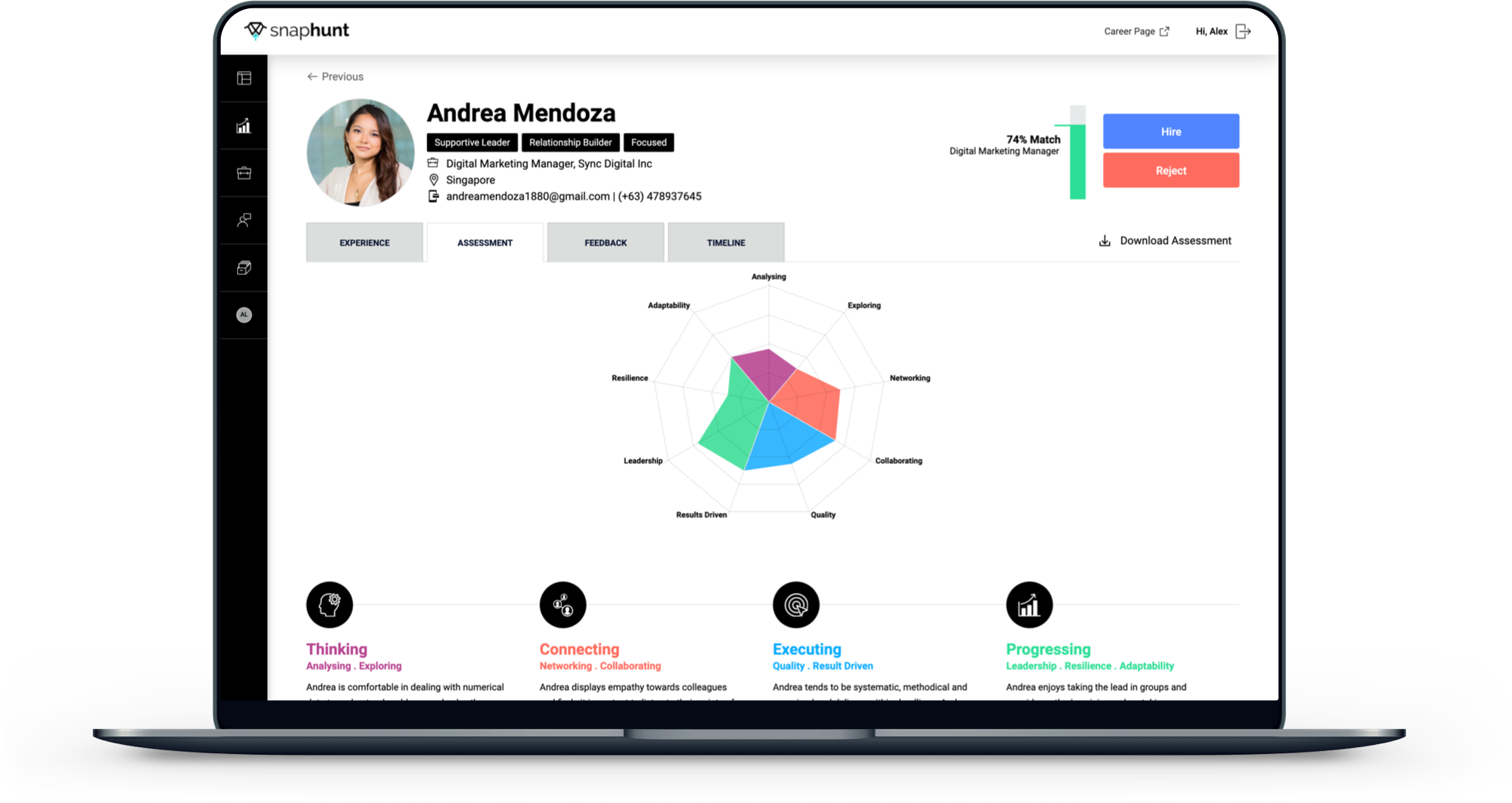 Snaphunt Software - Snaphunt | Proprietary Psychometric Assessment