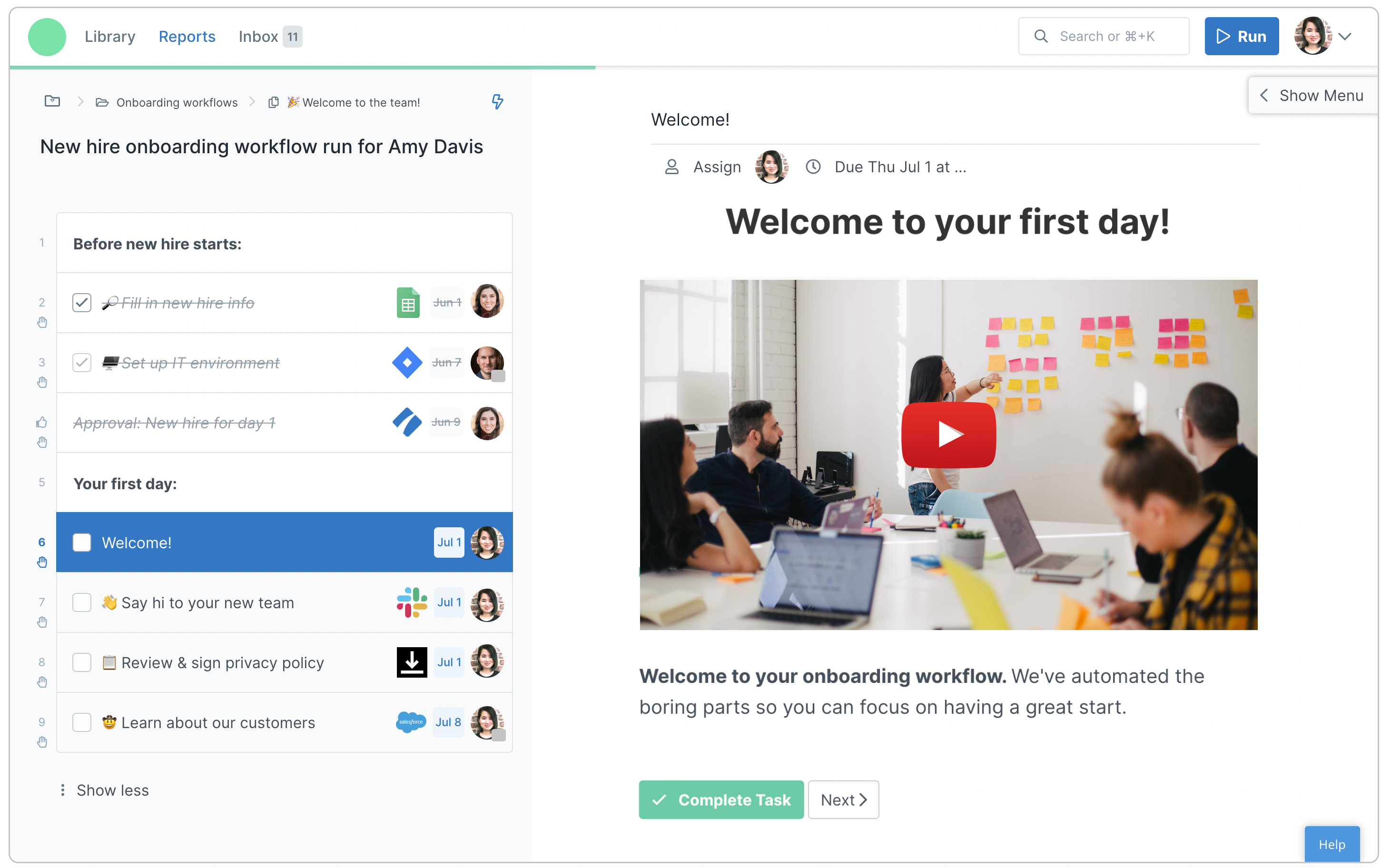 Simple Process and Workflow Management. Process Street is a simple, free and powerful way to manage your team's recurring checklists and procedures.