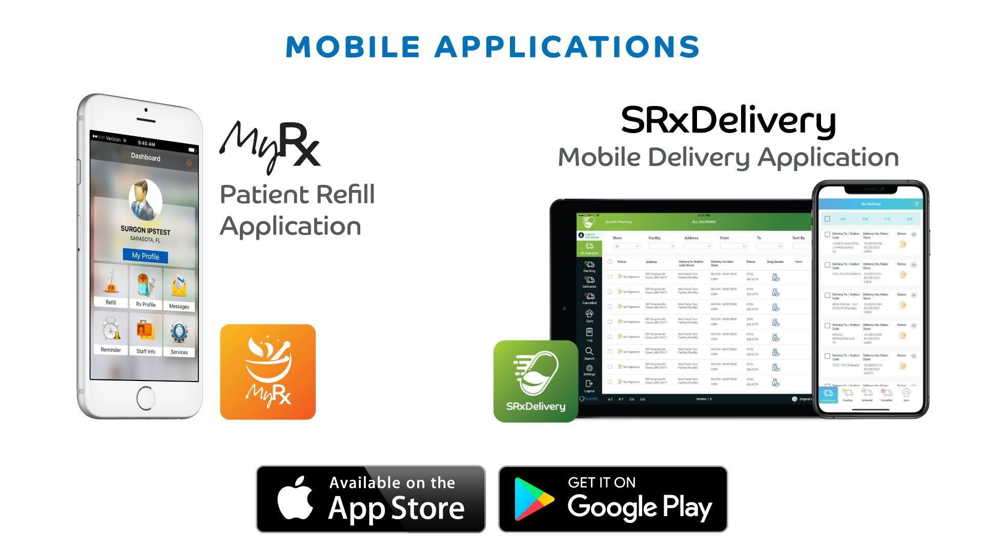 SRx Software - Mobile Applications