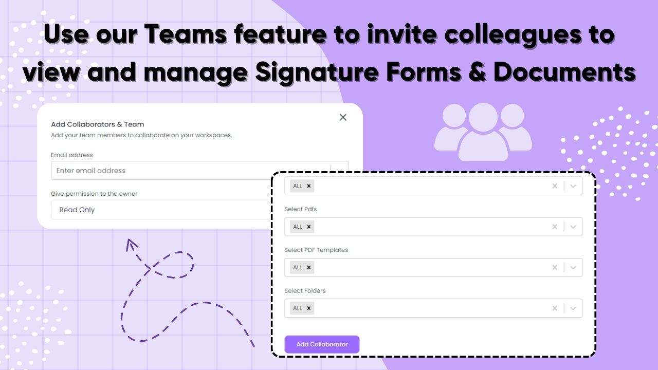 Share and manage your files and folders for a seamless collaboration with your team members