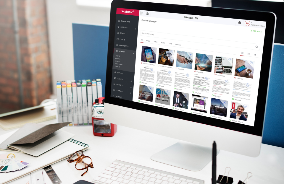 Wiztopic Software - Manage Content