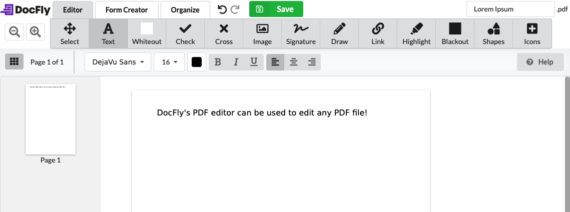 docfly pdf form filler