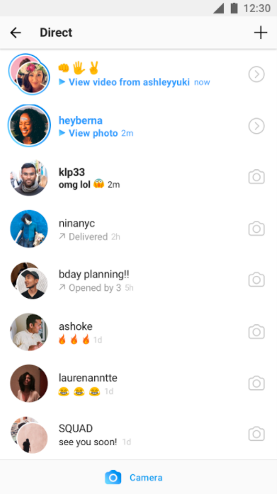 Instagram Software - Users can send one another direct messages on Instagram