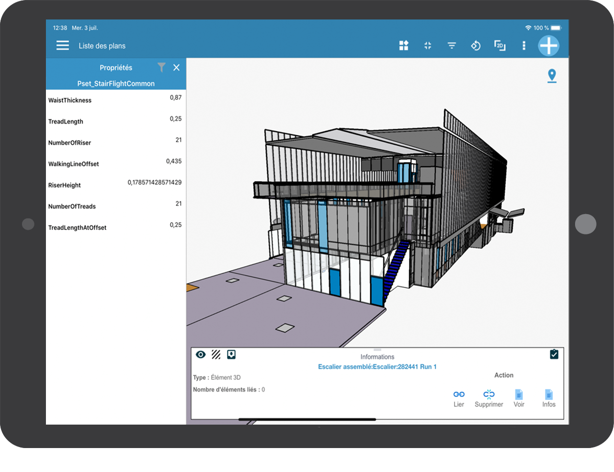 WIZZCAD BIM on mobile