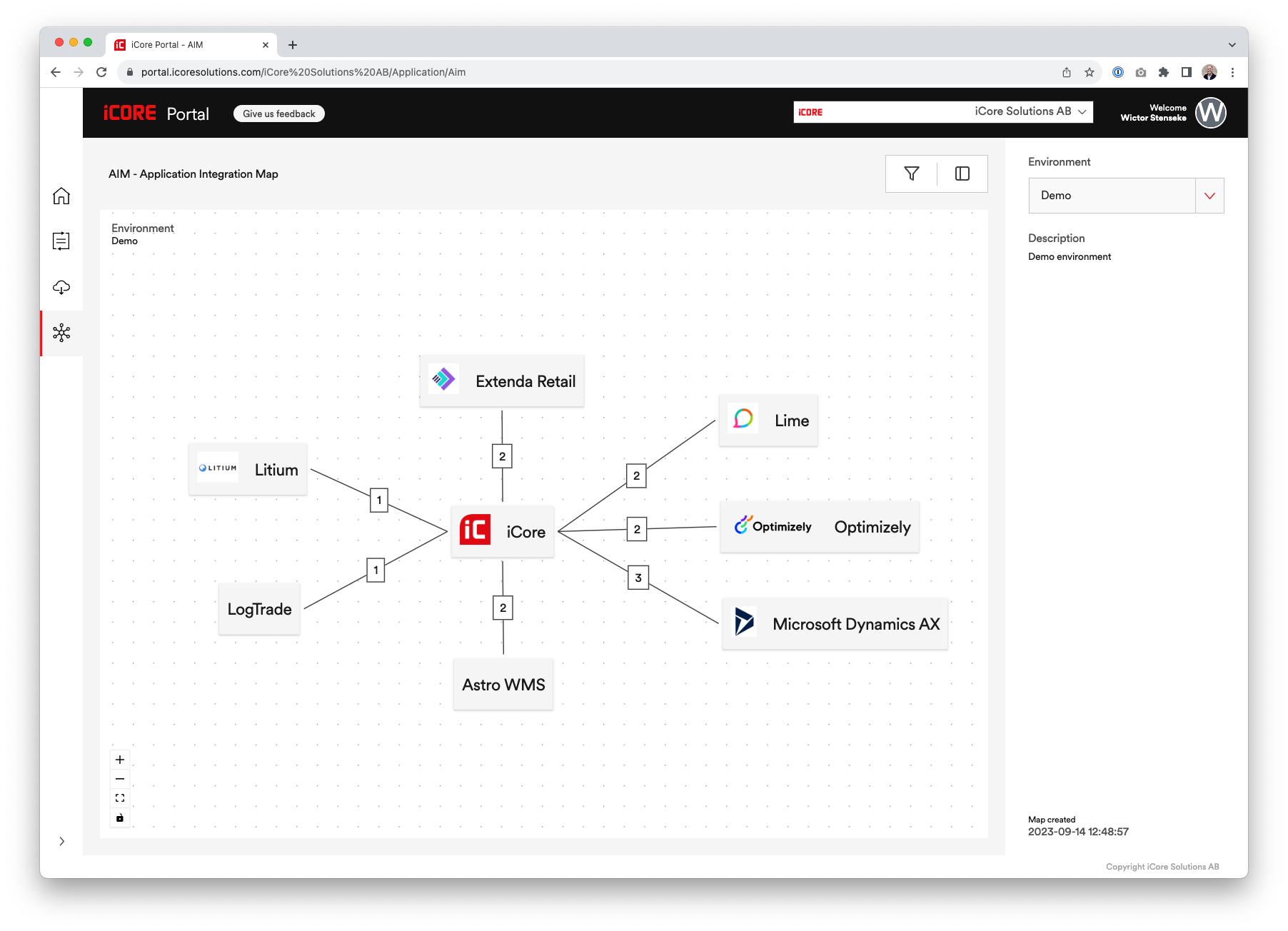 iCore Integration Suite screenshot